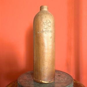 1800s Antique Rhein Preussem Stoneware Bottle